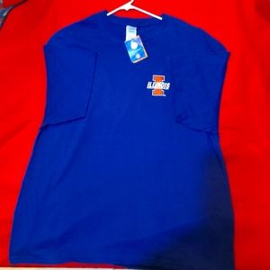 Brand new Illinois college tee